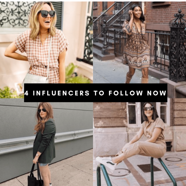 4 Influencers I Love Following